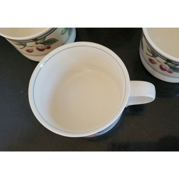 (Set of 4) Mikasa Intaglio GARDEN HARVEST Cups CAC29 Stoneware - Picture 11 of 15